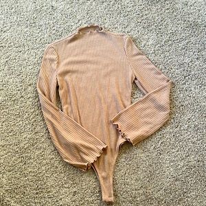 Long sleeve mock turtleneck, bodysuit